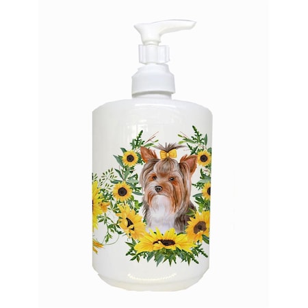 Carolines Treasures Yorkshire Terrier No.2 Ceramic Soap Dispenser CK2915SOAP